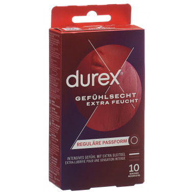 Durex Sensitive preservativo extra umido 10 pezzi