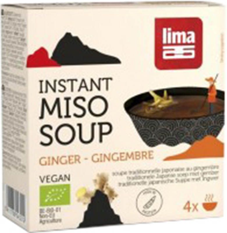 Zuppa di Lima Miso Zenzero Istantanea 4 x 15g