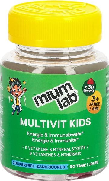 MiumLab Bambini Gomme Multivit 30 pezzi