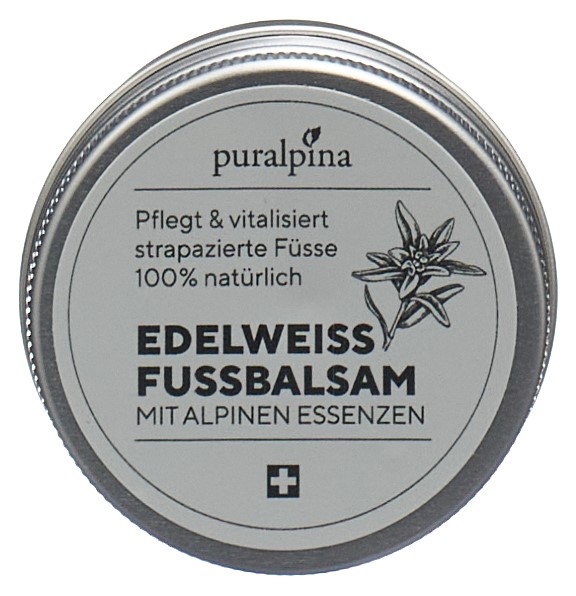 Puralpina Edelweiss balsamo per i piedi vaso 30ml