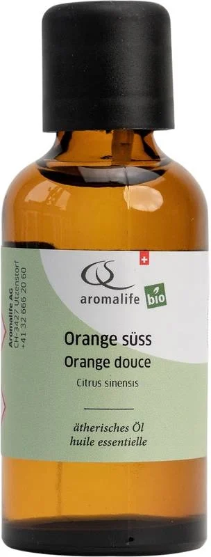AROMALIFE Olio essenziale di arancio dolce BIO Bottiglia 50 ml