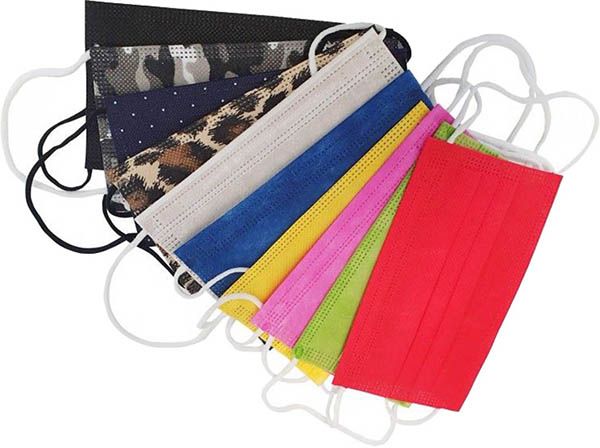TImask maschera medica monouso tipo IIR multicolore 10 pezzi