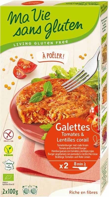 MA VIE S GLUT Polpettine di riso e lenticchie rosse 2 x 100g