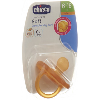 Chicco succhietto fisiologico in gomma Gommotto 6-16m medio