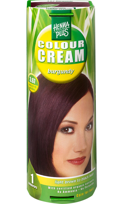 HENNA PLUS Crema colorata 3.67 bordeaux 60ml