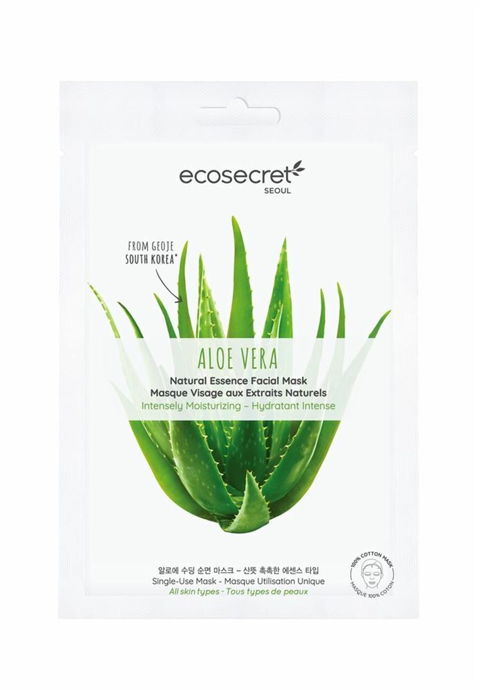 ECOSECRET Maschera viso intensiva all'aloe vera 20ml