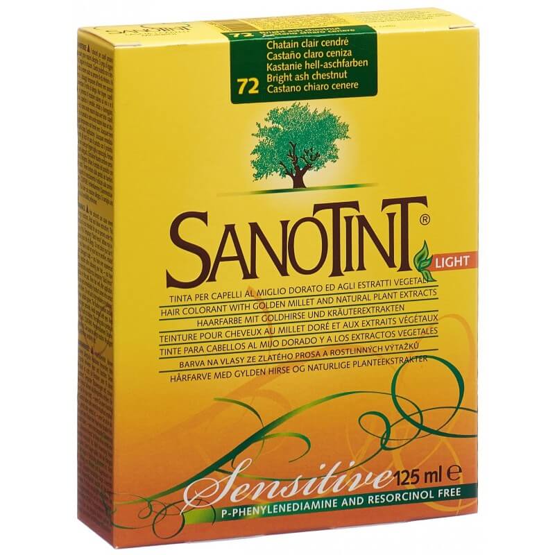 Sanotint Sensitive Light colore per capelli 72 castano cenere chiaro