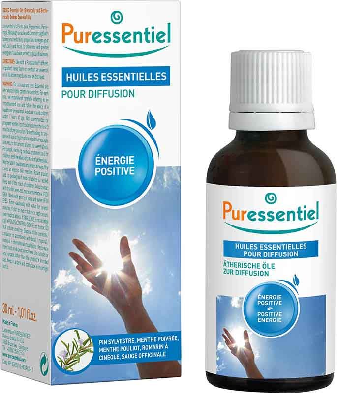 Miscela di oli essenziali Puressentiel Energia Positiva per diffusione Fl 30ml