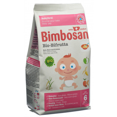 Bimbosan Riso + Frutta biologico ricarica Btl 300g