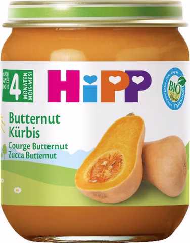 Vasetto di zucca biologica Hipp 125g