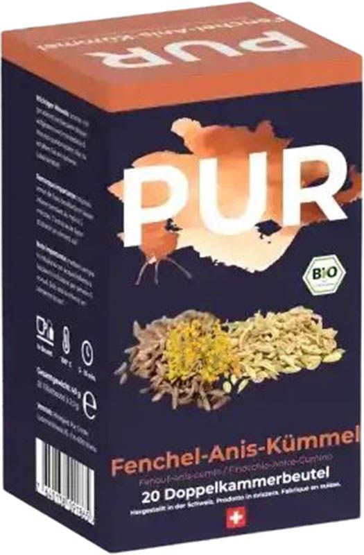 PUR Tè al finocchio-anice-caraway Btl 20 pezzi