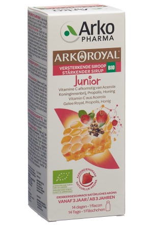 Arkoroyal® sciroppo fortificante junior bio bottiglia 140ml