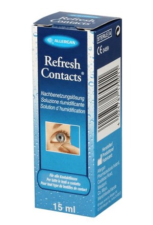 Refresh Contacts flacone di soluzione umettante 15ml