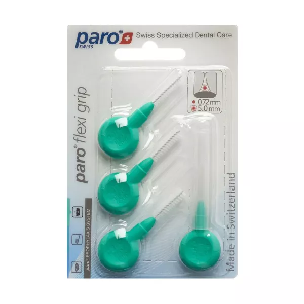 PARO Flexi Grip 5mm verde medio cilindrico 4 pezzi
