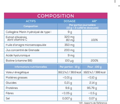 LABORATOIRE GRANIONS Marin Collagen Beau Polvere 275g