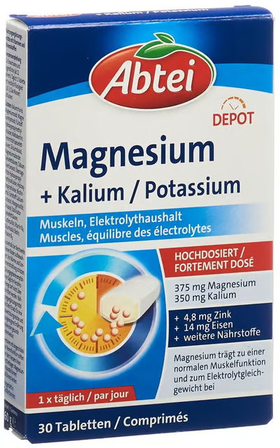 ABTEI Magnesio + Potassio compresse (nuovo) 30 pezzi