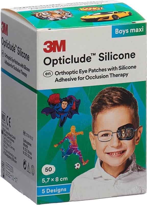 3M OPTICLUDE Sil Augenv 5,7x8cm Maxi Bo (n) 50 pezzi