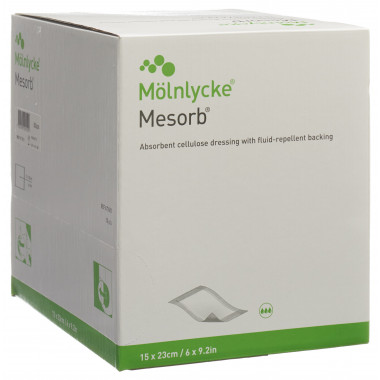 Mesorb Medicazione assorbente 15x23cm sterile 50 pezzi