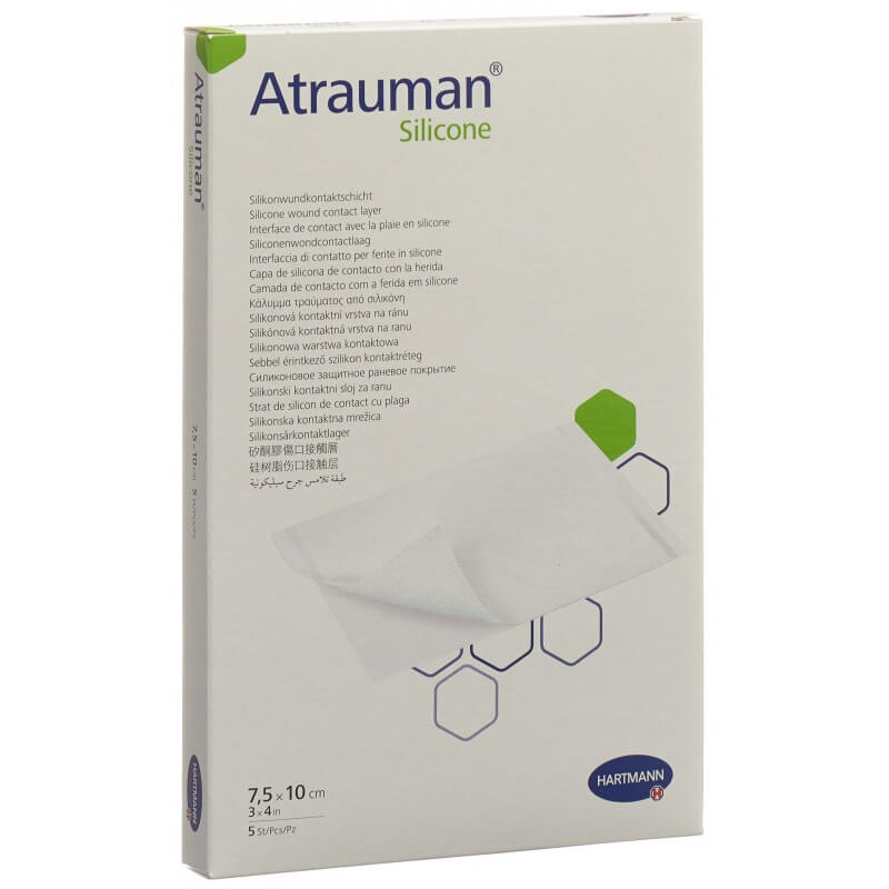 Atrauman Silicone 7,5x10cm sterile 5 pezzi