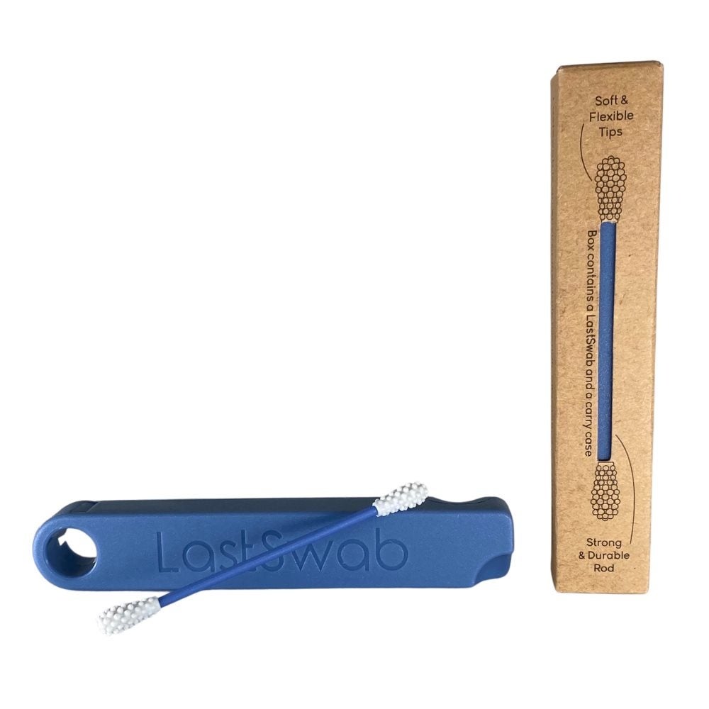 LastSwab Basic tampone di cotone riutilizzabile blu balena