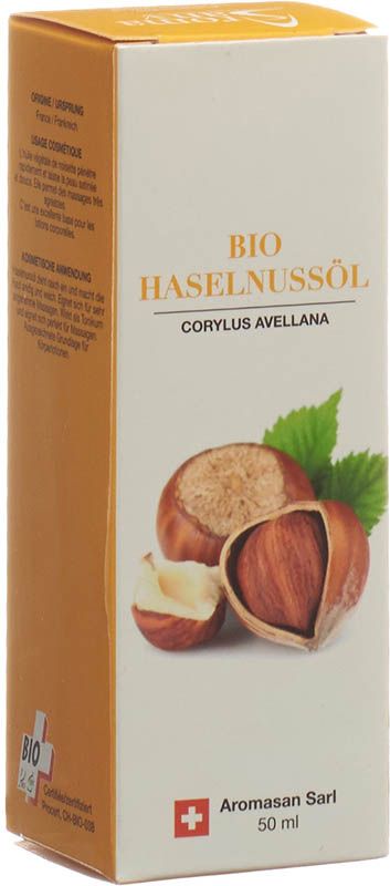 Olio di nocciola biologico Aromasan 50ml