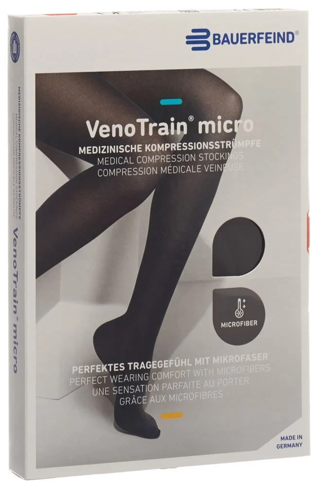 Bauerfeind VT MICRO AG KKL2 S n/l punta chiusa punta nera 1 paio