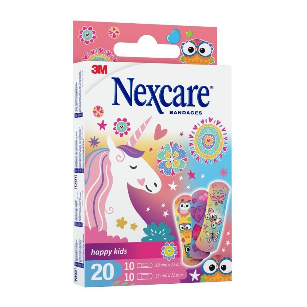 3M Nexcare cerotti per bambini Happy Kids Magic 20 pezzi