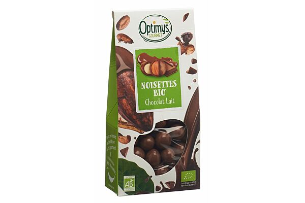 Optimy Genuss granella di nocciole al cioccolato al latte bio 150g