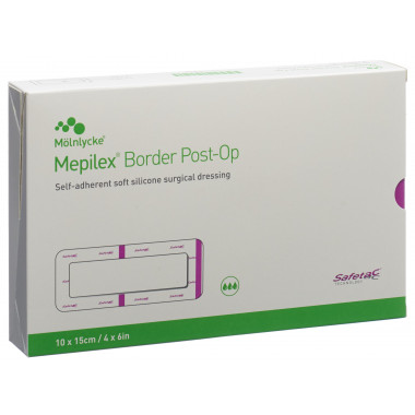 Mepilex Border Post OP 10x15cm 10 Stück