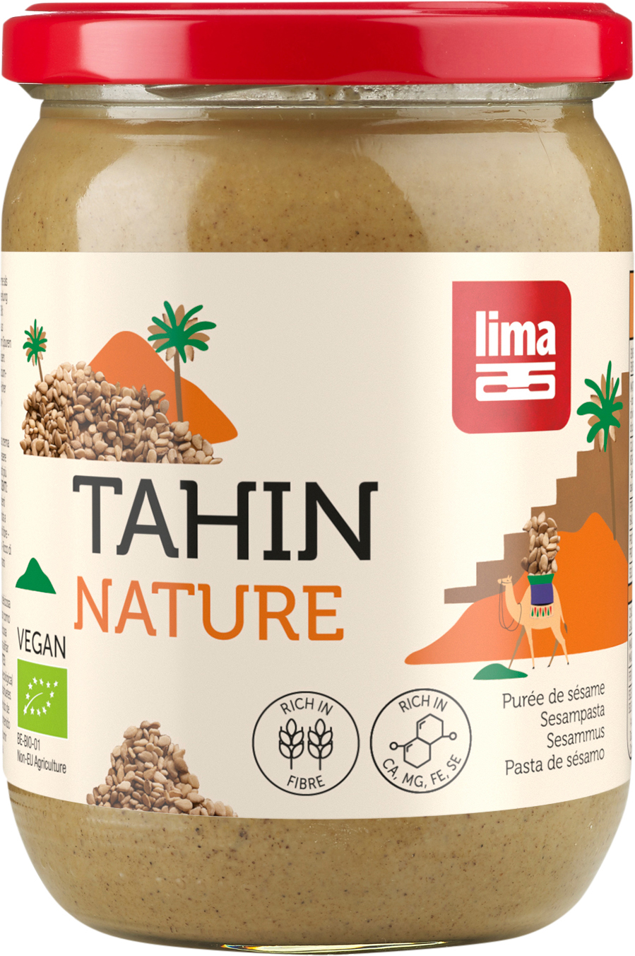 Lima tahini con barattolo di sale 500g