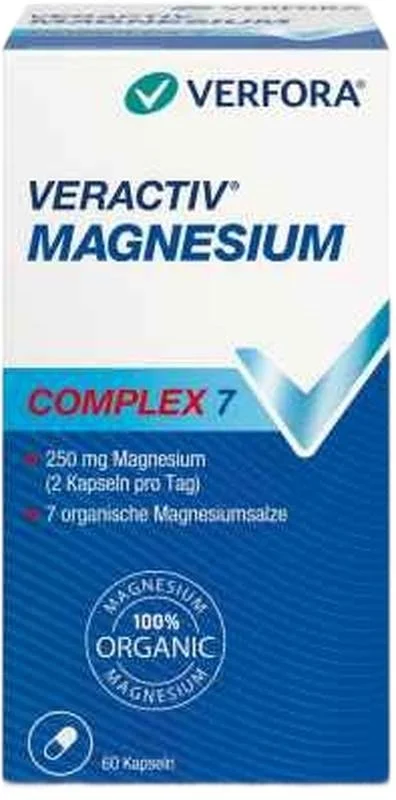 Complesso di magnesio Veractiv 7 Capsule 60 Capsule