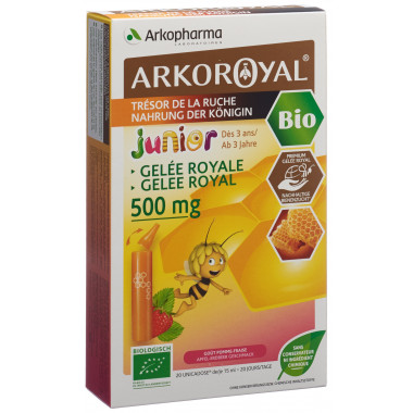 Arkoroyal® Pappa reale 500 mg junior bio 20 x 15ml