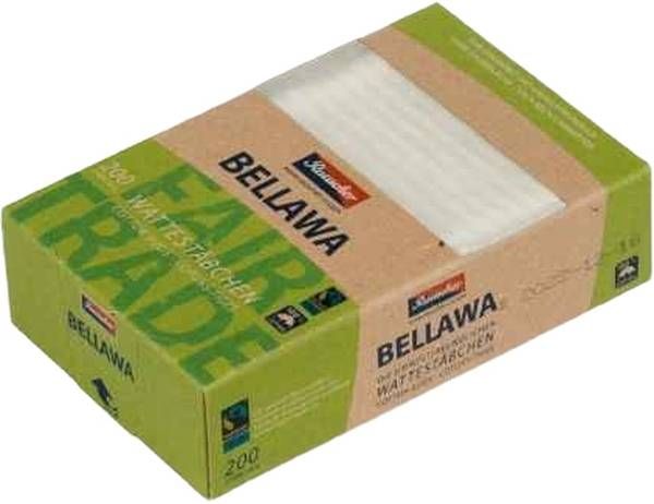 Boccioli di cotone BELLAWA Fairtrade (nuovi) Confezione da 200 pezzi