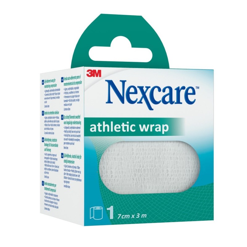 3M Nexcare bendaggio atletico 7cmx3m bianco