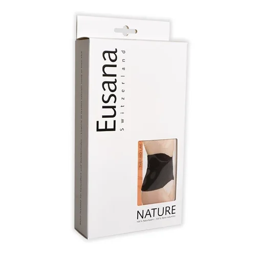 Eusana scalda reni anatomico 100% seta S nero