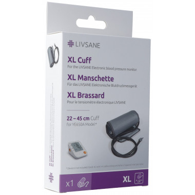 Bracciale Livsane XL 22-45cm per misuratore di pressione YE650A