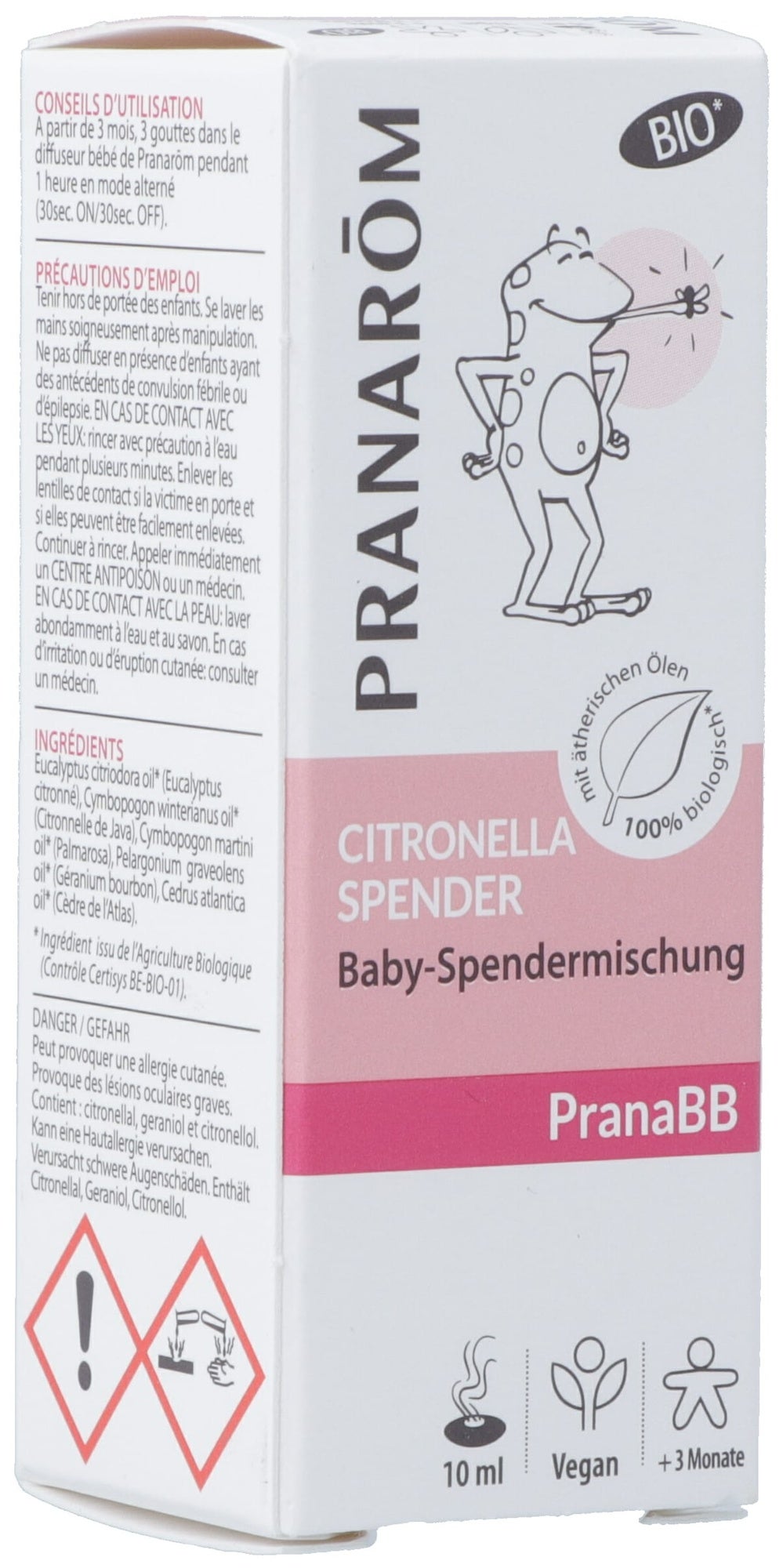 PRANAROM PranaBB Miscela Citronella Eco Biologica 10ml