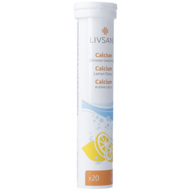 Livsane Calcio gusto limone 20 pezzi