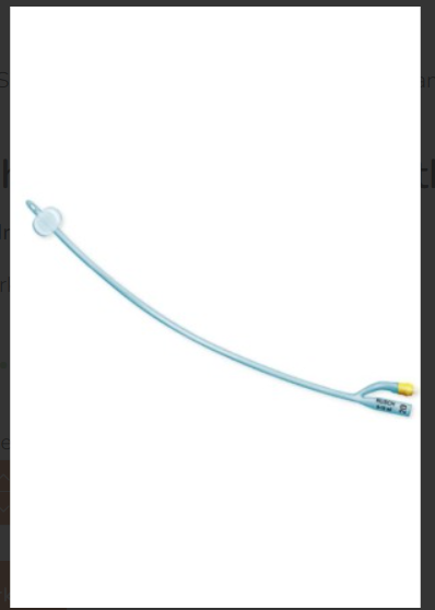 Catetere a palloncino Rüsch Silasil plus CH18 supporto cilindrico