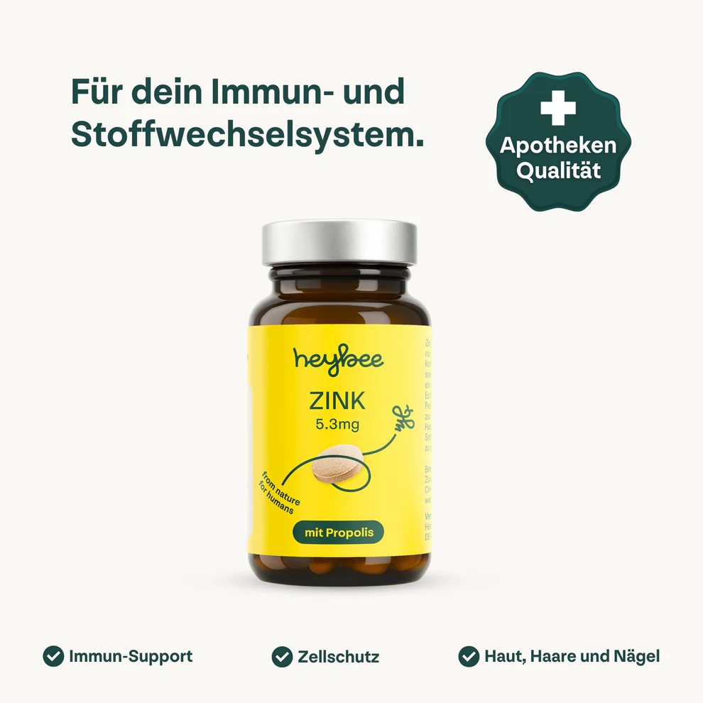 HEYBEE Zinco 5,3 mg + Propoli Compresse 100 pezzi