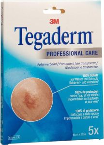 3M Tegaderm Film benda trasparente 10x12cm 5 pezzi