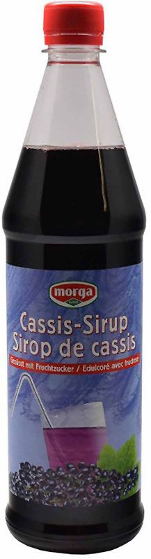 Morga Sciroppo di Cassis con zucchero di frutta Petfl 7,5dl