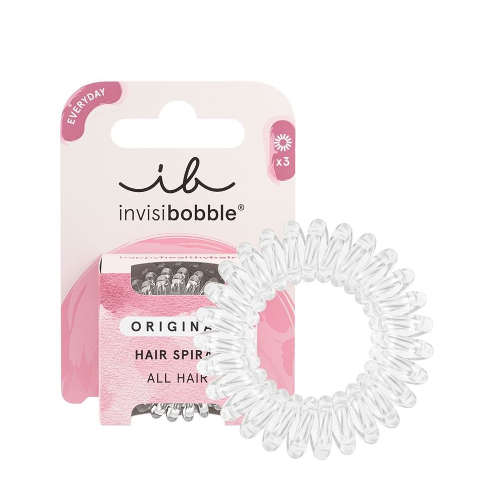 Raccoglitore per capelli INVISIBOBBLE Original cryst clear 3 pezzi