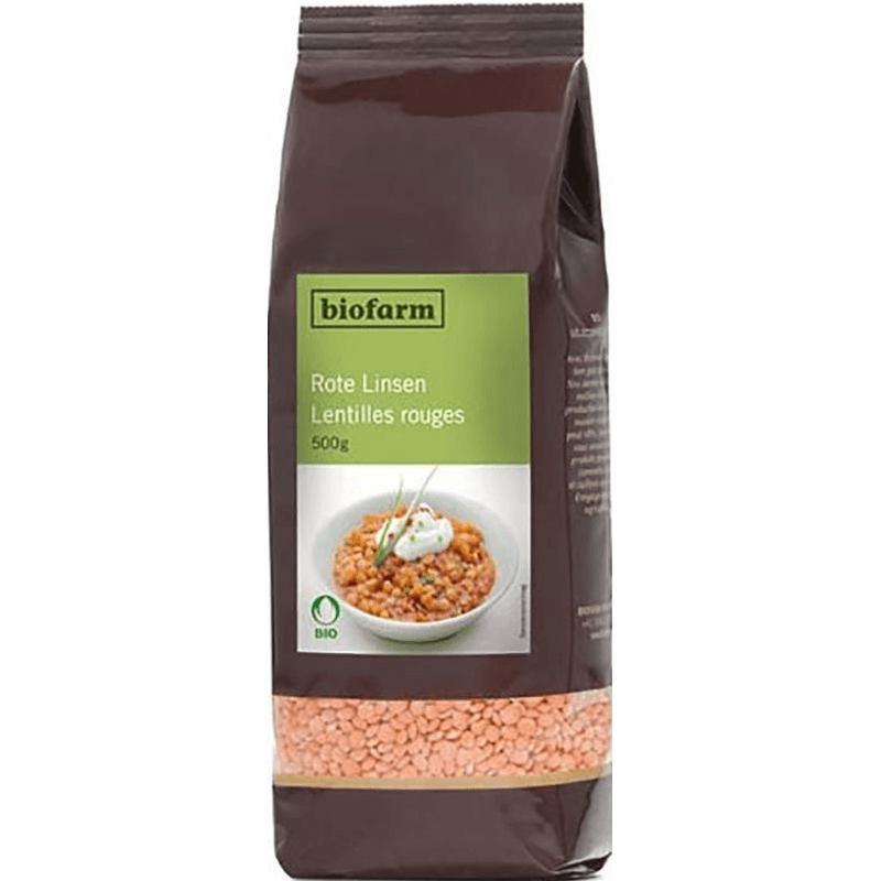 Biofarm Lenticchie rosse Bud Btl 500g