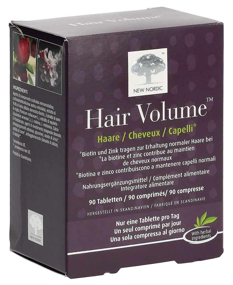 NEW NORDIC Capelli Volume Tabl 90 pezzi