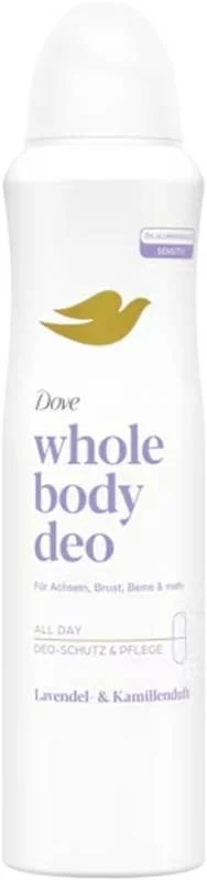 DOVE Deo Aeros Corpo Intero Lavanda e Camomilla senza alluminio 150ml