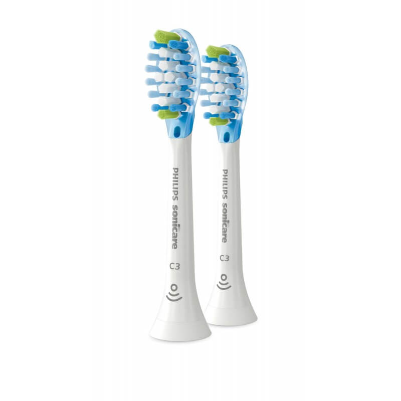 Philips Sonicare testine di ricambio C3 Premium Plaque Defence HX9042/17 2 pezzi