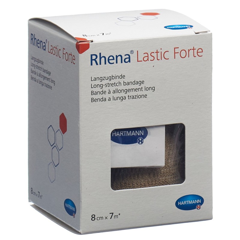 Rhena Lastic Forte 8cmx7m color pelle