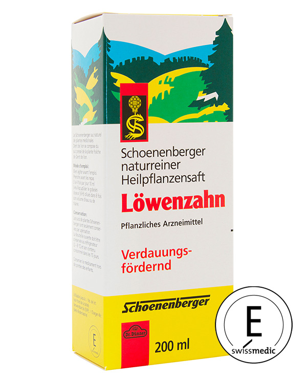 Schoenenberger Succo fresco di tarassaco biologico 200ml