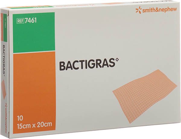 Benda di garza Bactigras 15cmx20cm 10 Btl